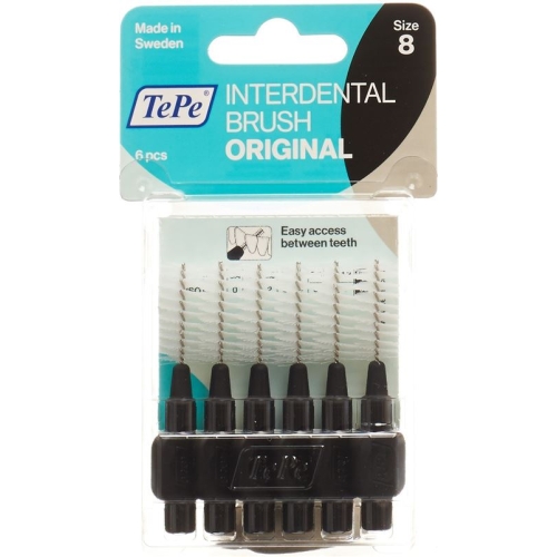 Tepe Interdental Brush 1.5mm Schwarz Blister 6 Stück buy online