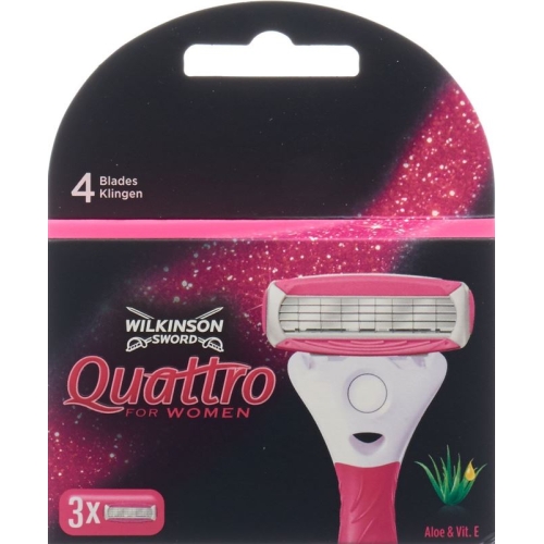 Wilkinson Quattro For Women Klingen 3 Stück buy online