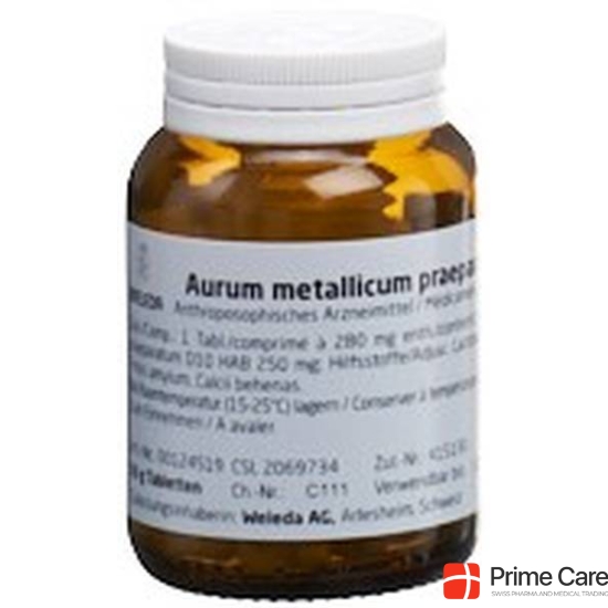 Weleda Aurum Metallicum Praep Tabletten D 10 50g buy online