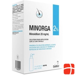 Minorga Lösung 2% 3 Flasche 60ml