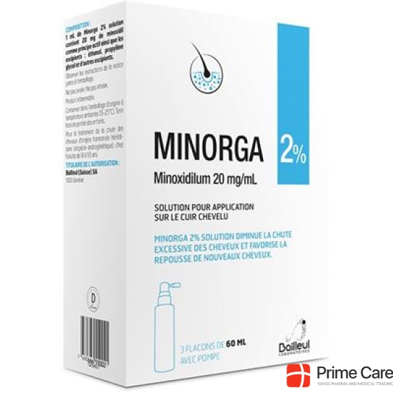 Minorga Lösung 2% 3 Flasche 60ml buy online