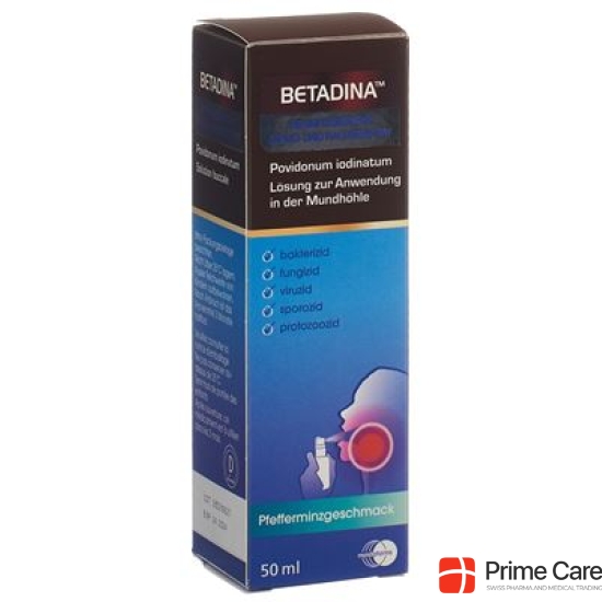 Betadina Desinfizierendes Mund-u Rachenspray 50ml buy online