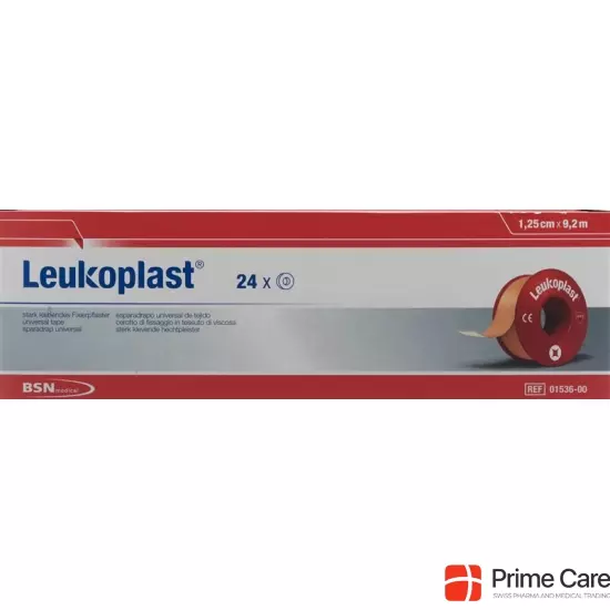 Leukoplast Sticking plaster 9.2mx1.25cm skin coloured 24 pieces buy online