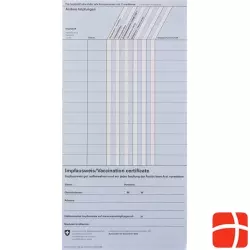 BAG vaccination certificate National Blue D