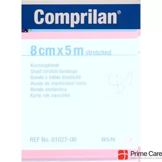 Comprilan Kompressionsbinde Kurzem Zug 5mx8cm buy online