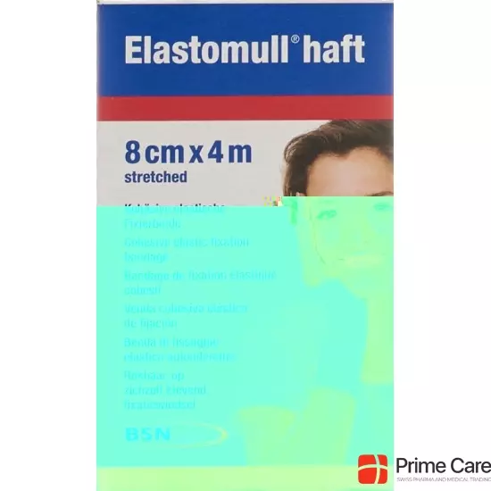 Elastomull Haft Gazebinde Weiss 4mx8cm Rolle buy online