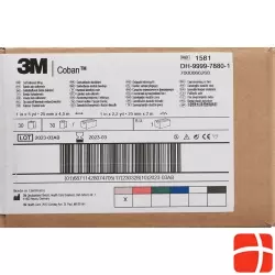3M Coban Elastische Binde Hautfarbig 2.6cmx4.57m 30 Stück
