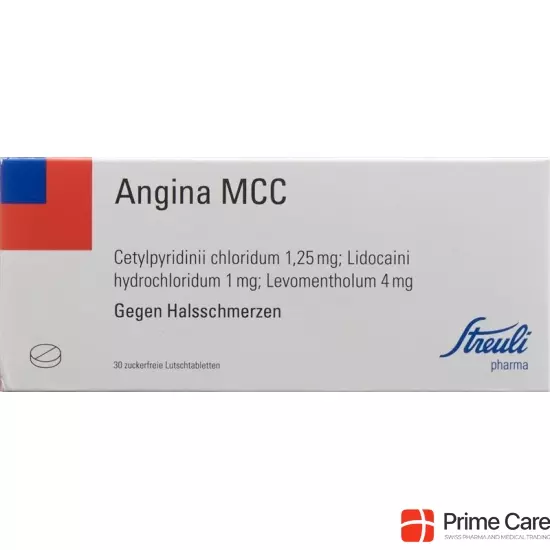 Angina Mcc Streuli Lutschtabletten 30 Stück buy online