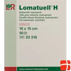 Lomatuell H Salbenkompresse 10x10cm Steril 50 Stück