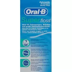 Oral B Super Floss Zahnseide 50 Stück