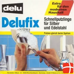 Delufix Schnellputzling F Silber U Edelstahl 6 Stück