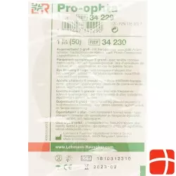 Pro-Ophta Augenverband S Durchsichtig Grösse L