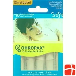 Ohropax Soft Foam plug 10 pieces