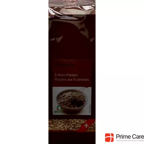 Biofarm 5 Korn Flocken Knospe Beutel 500g buy online