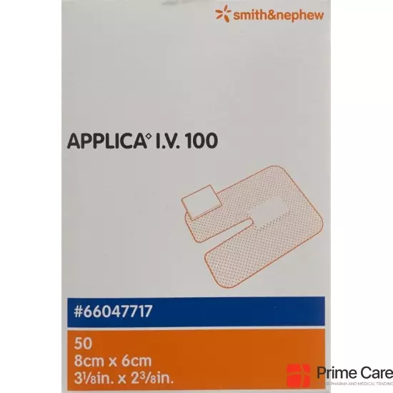 Applica I.v.100 Kanülenfix 8x6cm M Polster 50 Stück buy online