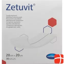 Zetuvit Absorptionsverband 20x20cm 30 Stück