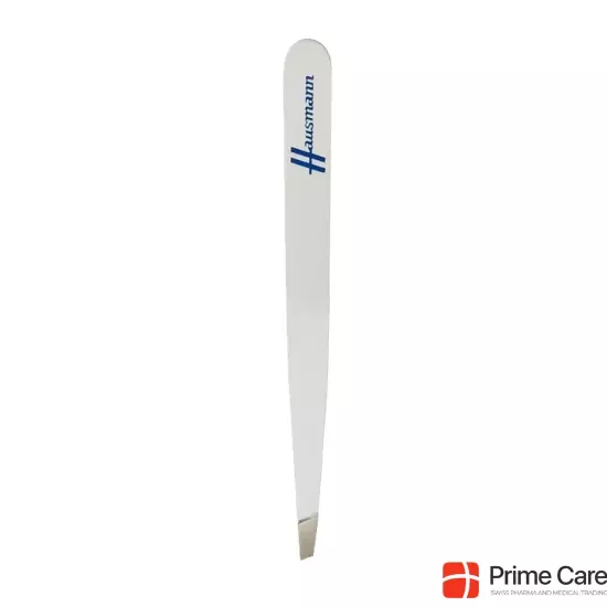 Hausmann tweezers slanted white buy online