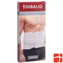 Gibaud Leibgürtel Velcro 24cm 121-135cm Weiss
