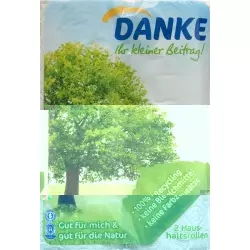 DANKE Haushaltstücher 3 Lagen 2 Rollen