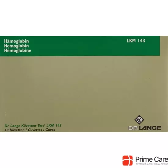 Lange Mini Kuevette Test Haemoglobin 40 Stück Lkm 14 buy online
