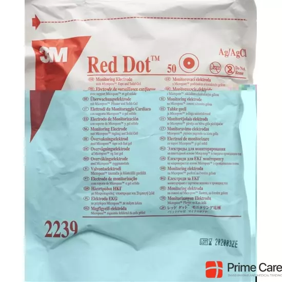 3M Red Dot Ekg Elekt Micropore Erwachsene Rund 50 Stück buy online