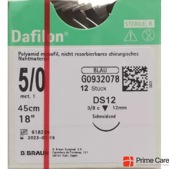 Dafilon 45cm Blau Dose 12 5-0 12 Stück buy online