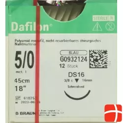 Dafilon 45cm Blau Dose 16 5-0 12 Stück