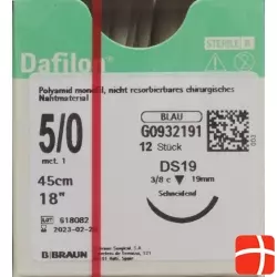Dafilon 45cm Blau Dose 19 5-0 12 Stück