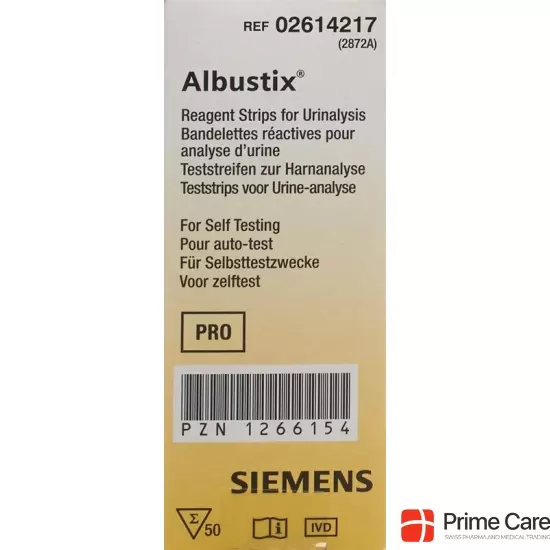 Albustix Reagenzstreifen 50 Stück buy online