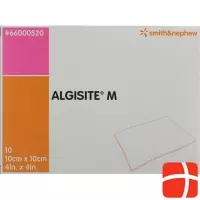 Algisite M Alginat Kompressen 10x10cm 10 Stück