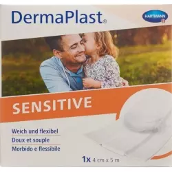 Dermaplast Sensitive Quick Bandage Whitze 4cmx5m Roll