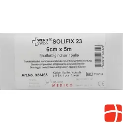 Wero Solifix 23 Kurzzugbinde 5mx6cm Hautfarbig 8 Stück