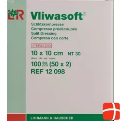 Vliwasoft Nw Schlitz Kompesse 12 10x10cm 4fach 50x 2 Stück
