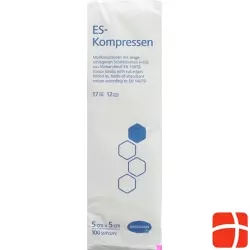 Hartmann Es Kompressen 12-fach 5x5cm Beutel 100 Stück