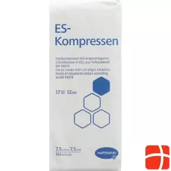 Hartmann Es-Kompressen 12-fach 7.5x7.5cm 100 Stück