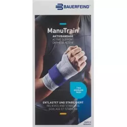 ManuTrain Aktivbandage Handgelenk Grösse 5 Links Gr Titan