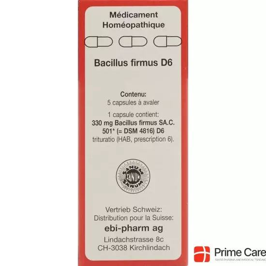 Sanum Bacillus Firmus Kapseln D 6 5 Stück buy online