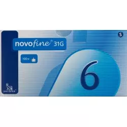Novofine Injektionsnadeln 6mm 31g 100 Stück