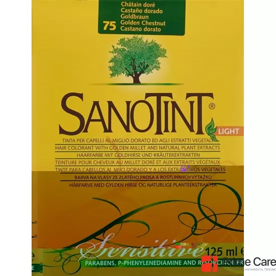 Sanotint Sensitive Light Hair Color 75 golden brown buy online