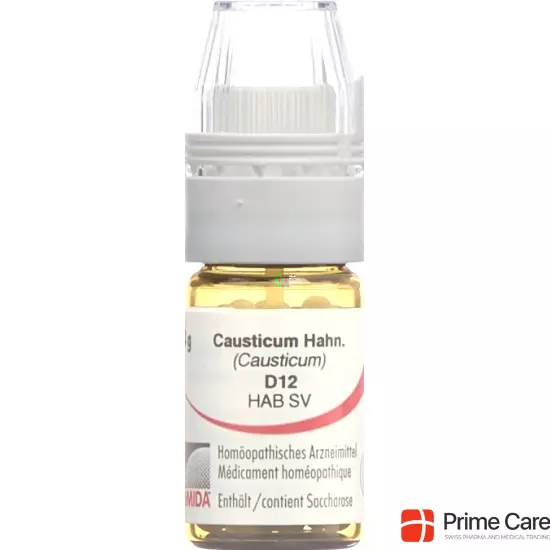 Omida Causticum Hahne Globuli D 12 Dosierhilf 4g buy online