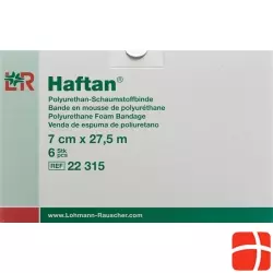 Haftan Polyurethan-Schaumstoffbinden 27.5mx7cm Rolle 6 Stück
