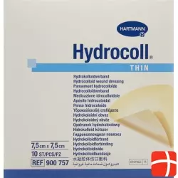 Hydrocoll Thin Hydrocolloid Verb 7.5x7.5cm 10 Stück