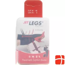 Jet Legs Travel Socks Grösse 36-40 Navy 1 Paar