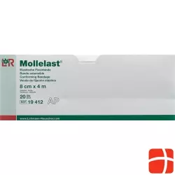 Mollelast Elastische Fixierbinde 8cmx4m Weiss 20 Stück