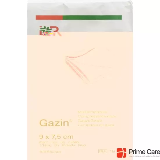 Gazin Faltkompressen 9x7.5cm 8-fach Unsteril 100 Stück buy online
