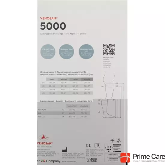 Venosan 5001 A-gh Kkl1 XL Long Open Mexico 1 pair buy online