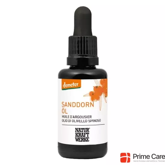 Naturkraftwerke Sanddorn Öl Demeter Flasche 30ml buy online
