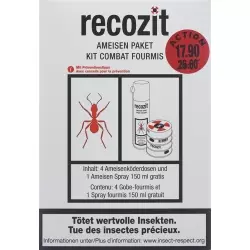 Recozit Ameisenpaket Akt mit Gratis Spray