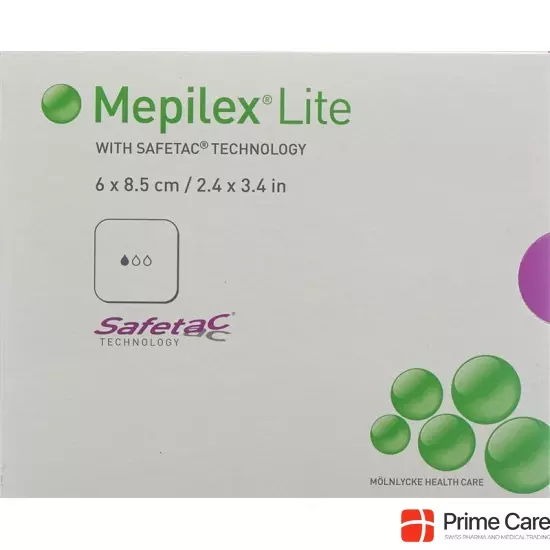 Mepilex Lite Absorptionsverb 6x8.5cm Silik 5 Stück buy online