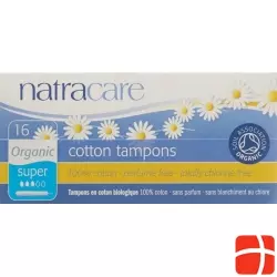 Natracare Tampons Super mit Applikator 16 Stück